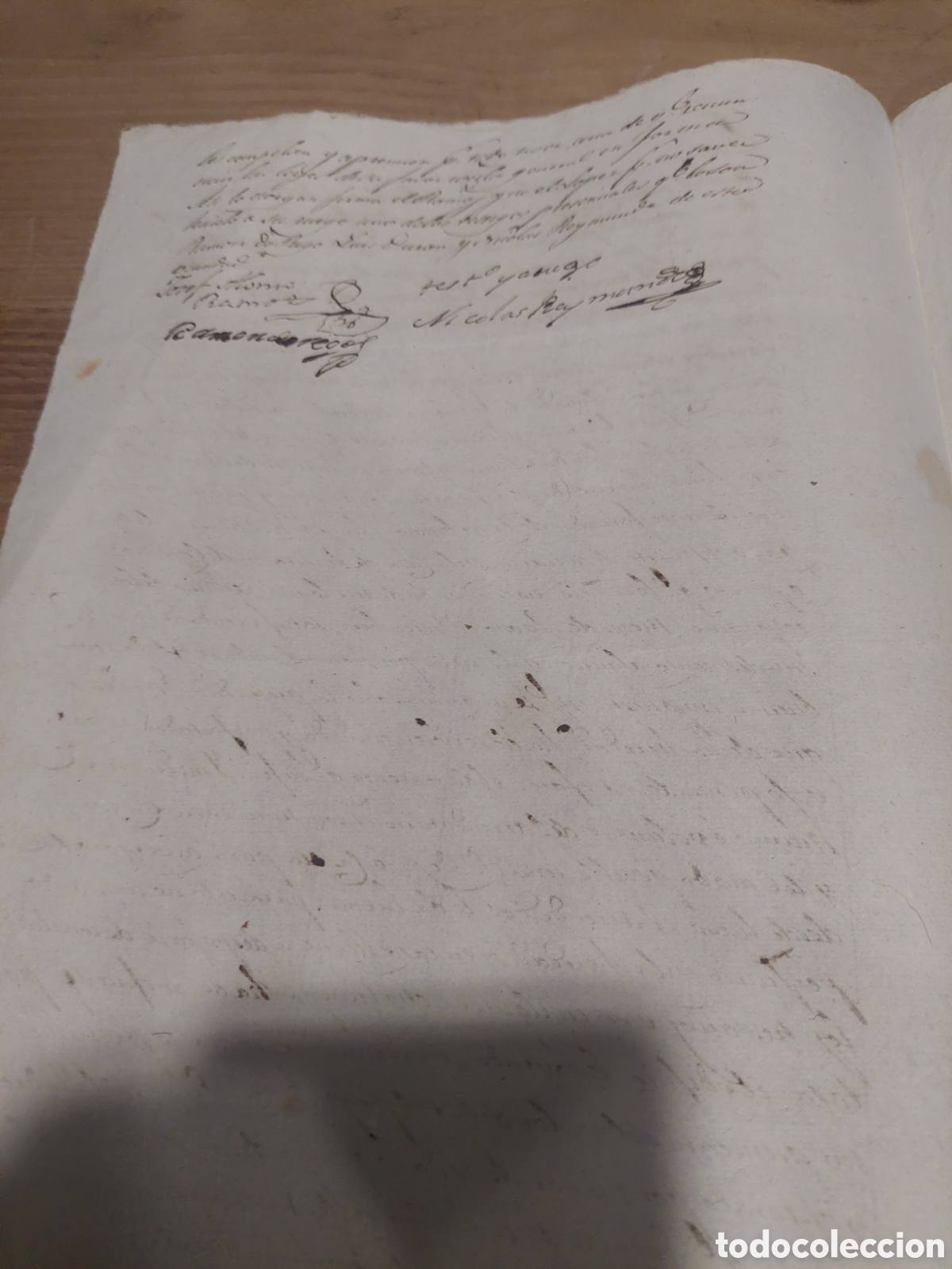Manuscritos antiguos: 1846 documento Dan juan villaronte lugo - Foto 2