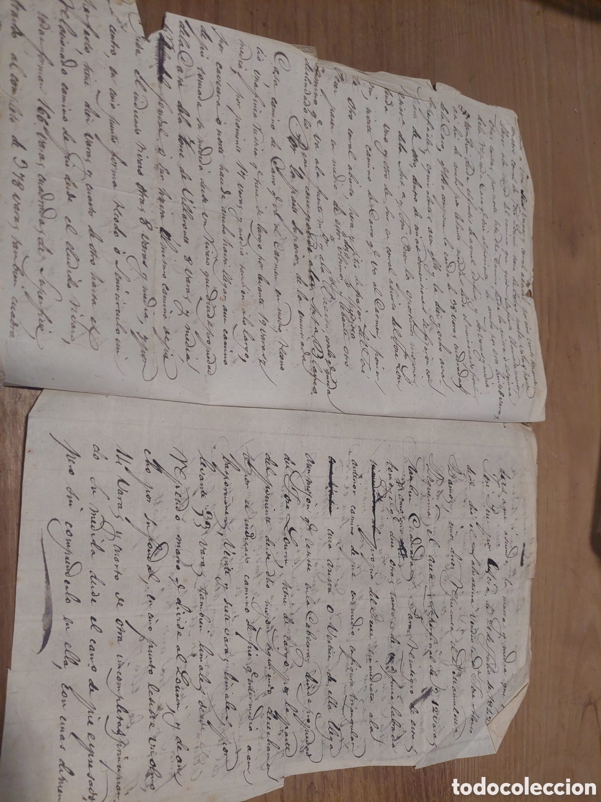 Manuscritos antiguos: 1859 foz documento juzgado - Foto 2