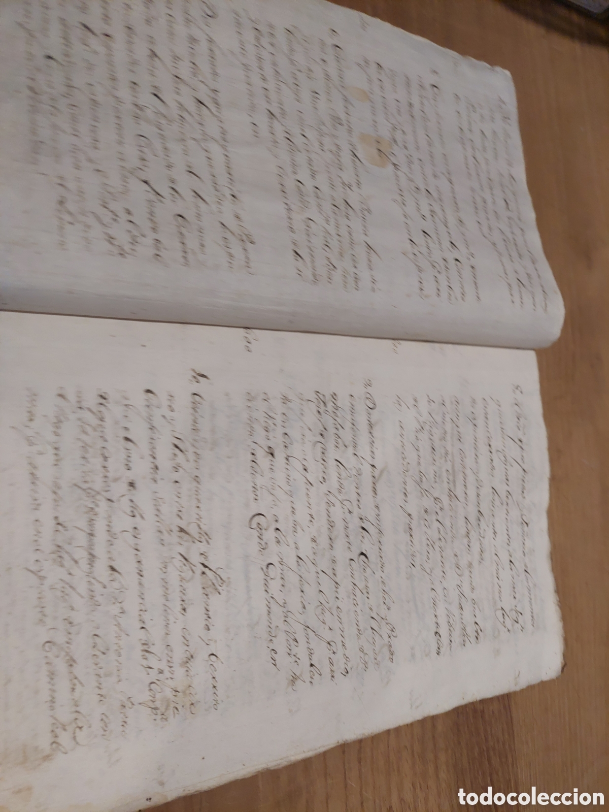 Manuscritos antiguos: Lugo legados tierras muchas hojas - Foto 2