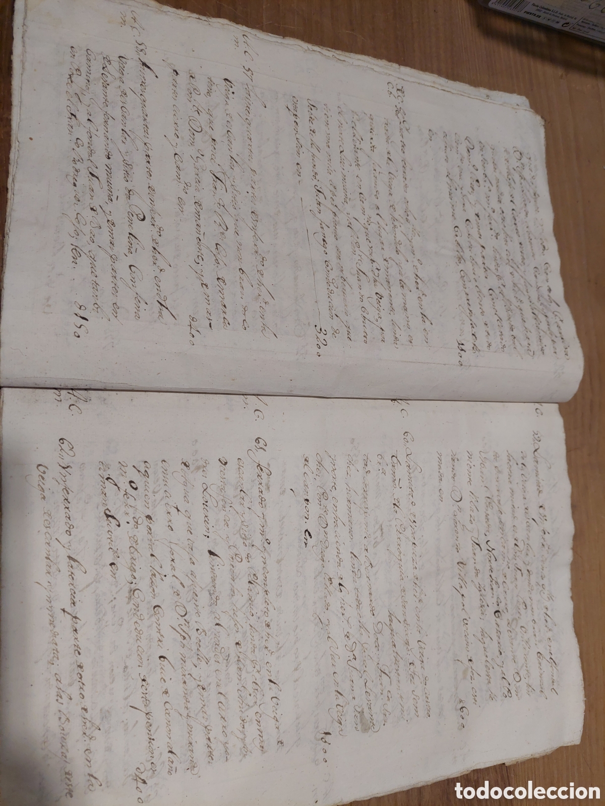 Manuscritos antiguos: Lugo legados tierras muchas hojas - Foto 4