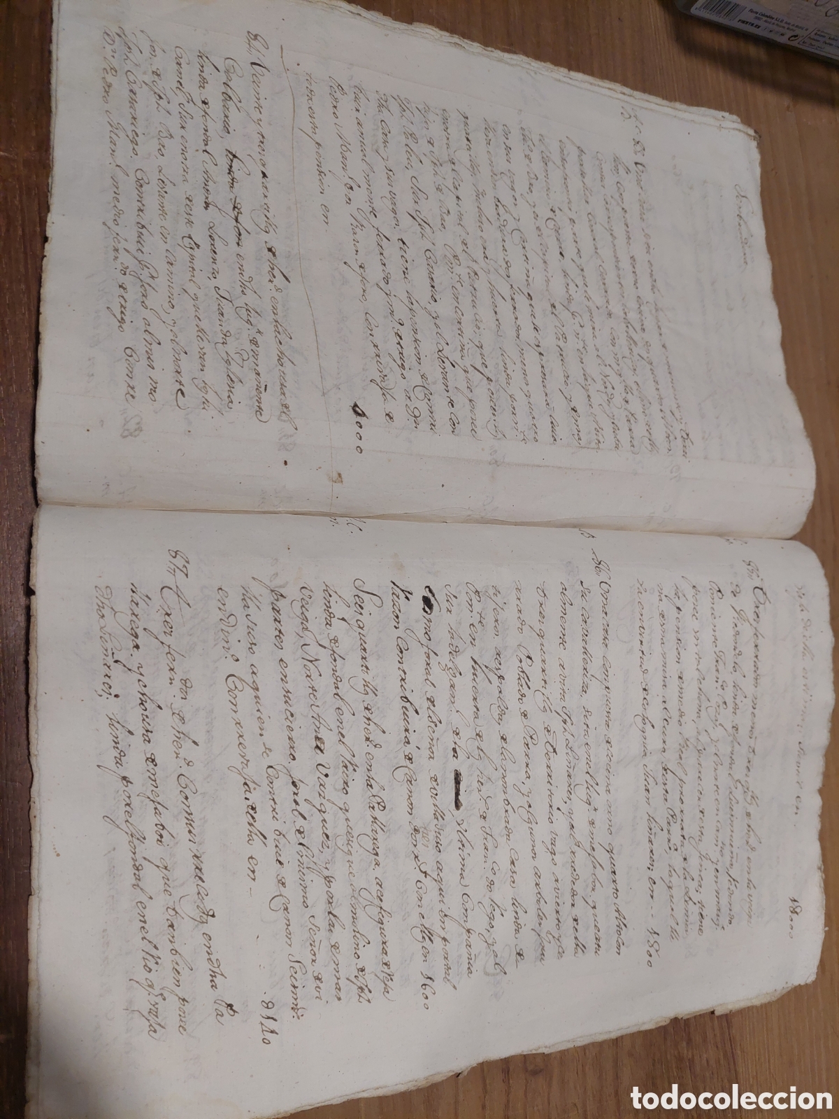 Manuscritos antiguos: Lugo legados tierras muchas hojas - Foto 5