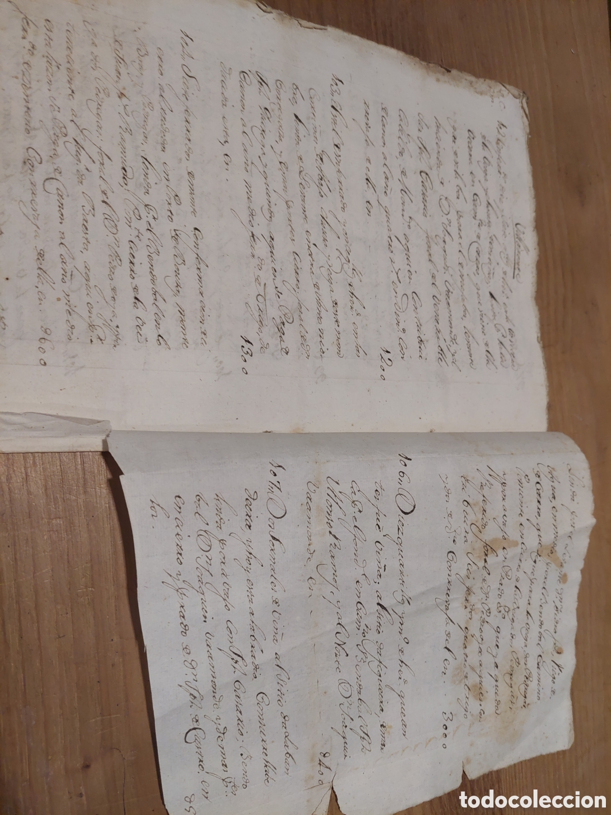 Manuscritos antiguos: Lugo legados tierras muchas hojas - Foto 6