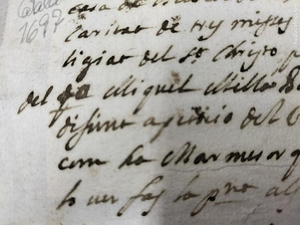 Alte Manuskripte: BALAGUER - SANT CRIST DE BALAGUER 1697