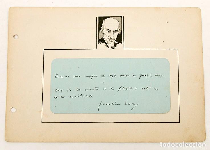 Manuscritos antiguos: GREGOIO MARTINEZ SIERRA - DEDITORIA AUT&Oacute;GRAFA - Foto 1