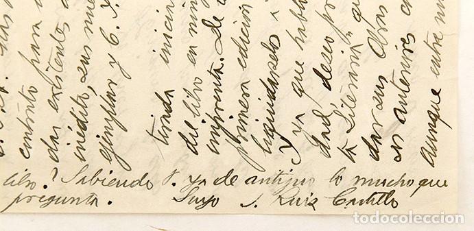 Manuscritos antiguos: CARTA DE JOS&Eacute; RUIZ DEL CASTILLO A GREGORIO MARA&Ntilde;&Oacute;N - 1929 - Foto 4