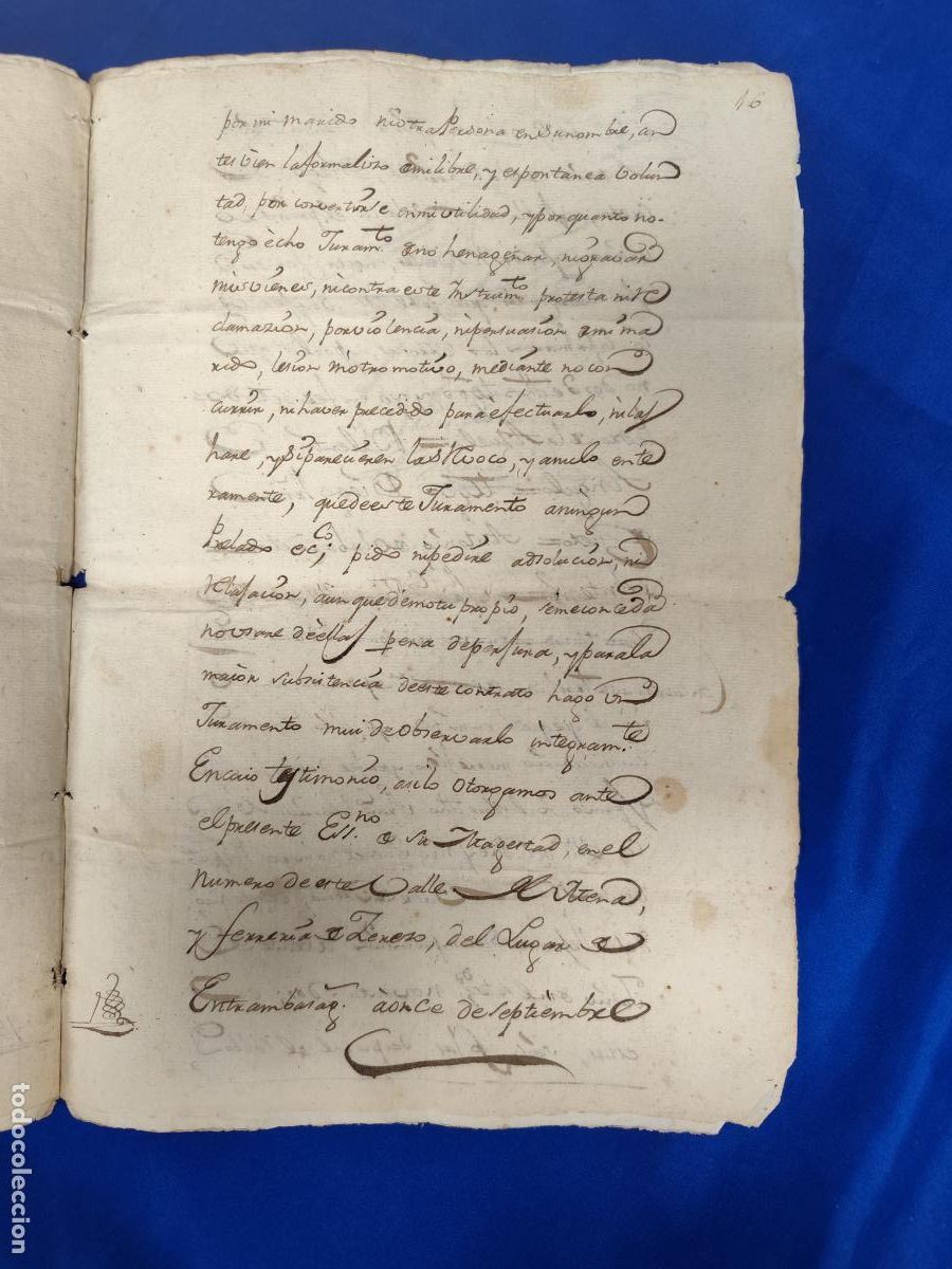 Manuscritos antiguos: 1792. MANUSCRITO PERMUTA SELLO-TIMBRE. - Foto 5
