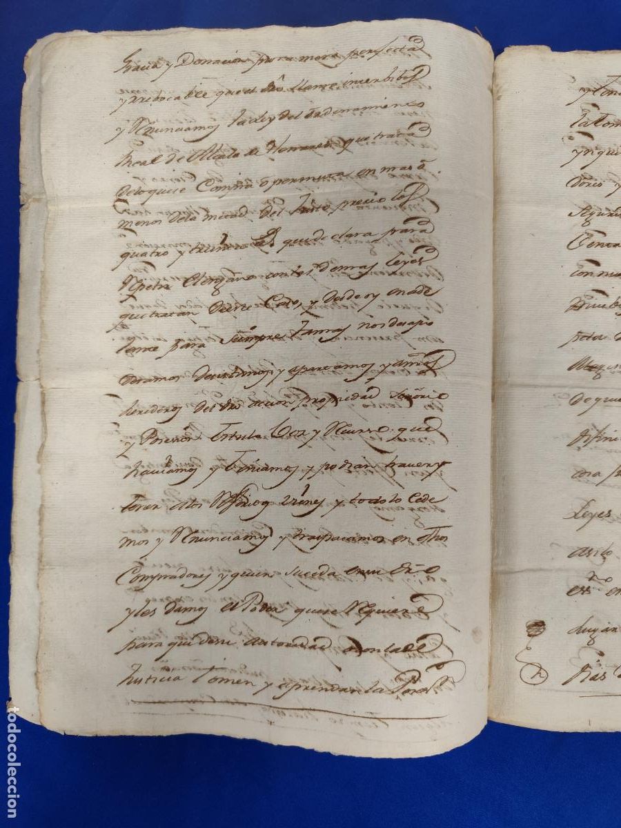 Manuscritos antiguos: 1769. MANUSCRITO SELLO-TIMBRE. - Foto 4