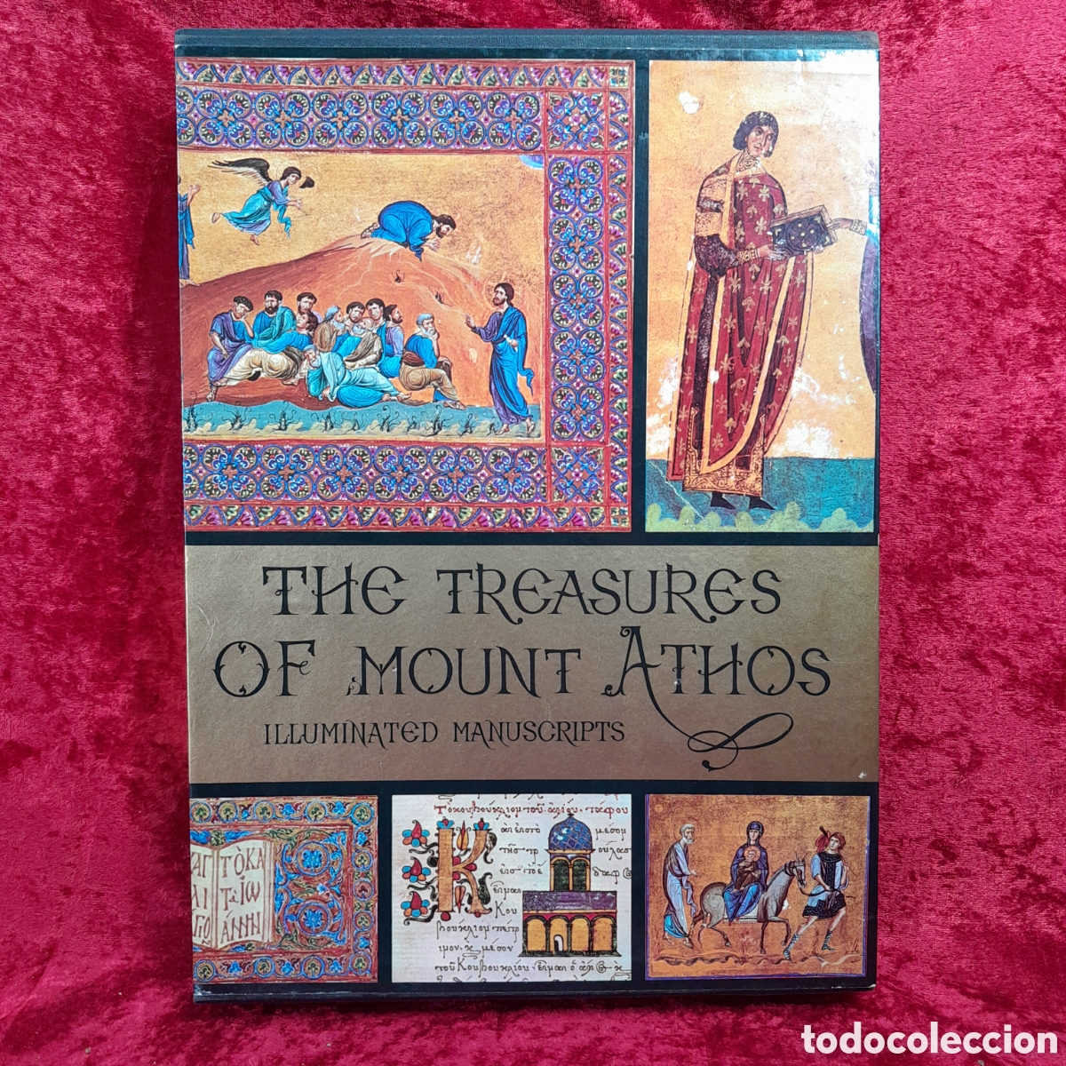 Manuscritos antiguos: L-5497. THE TREASURES OF MOUNT ATHOS. ILLUMINATED MANUSCRIPTS. VOLUME I. EKDOTIKE ATHENON S.A.1974.
