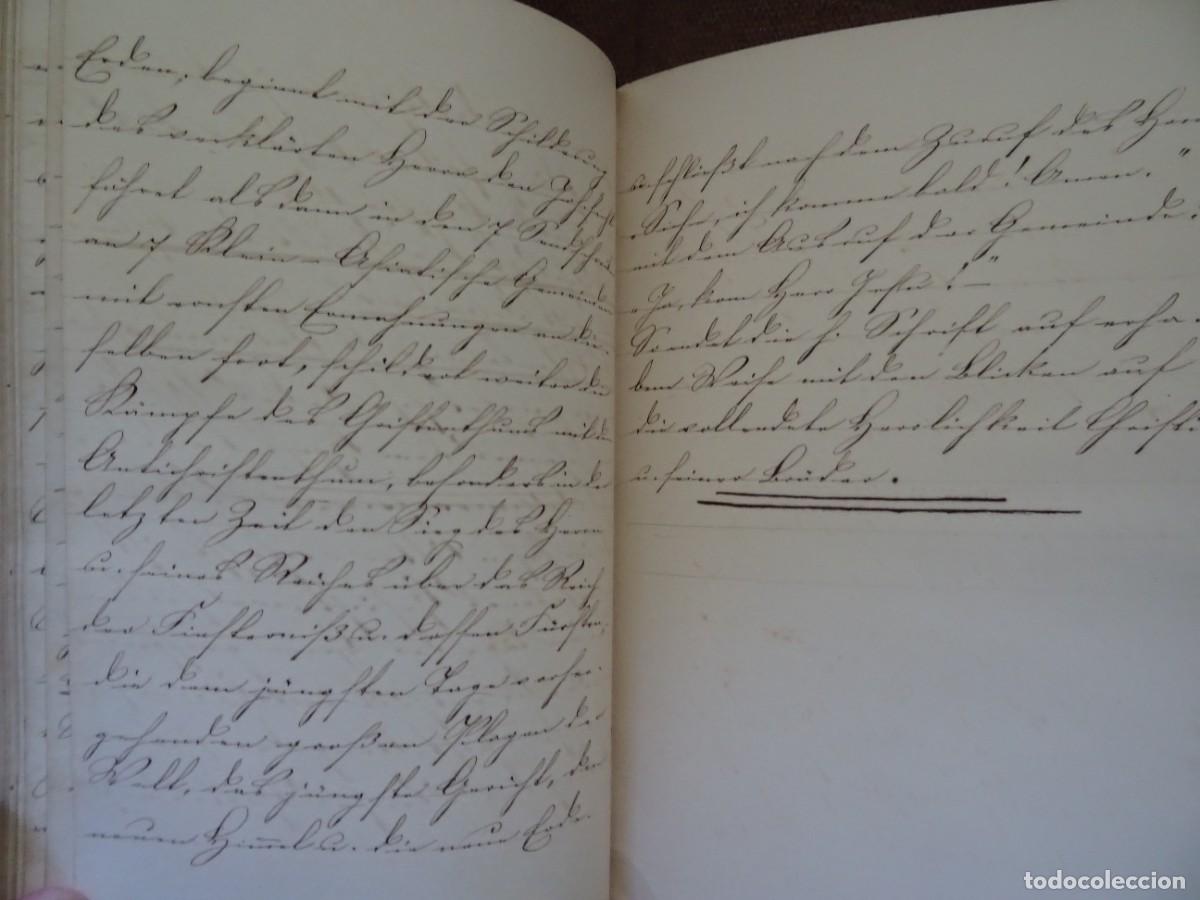 Manuscritos antiguos: Manuscrito religioso alem&aacute;n, 1862, 70 pags - Foto 7