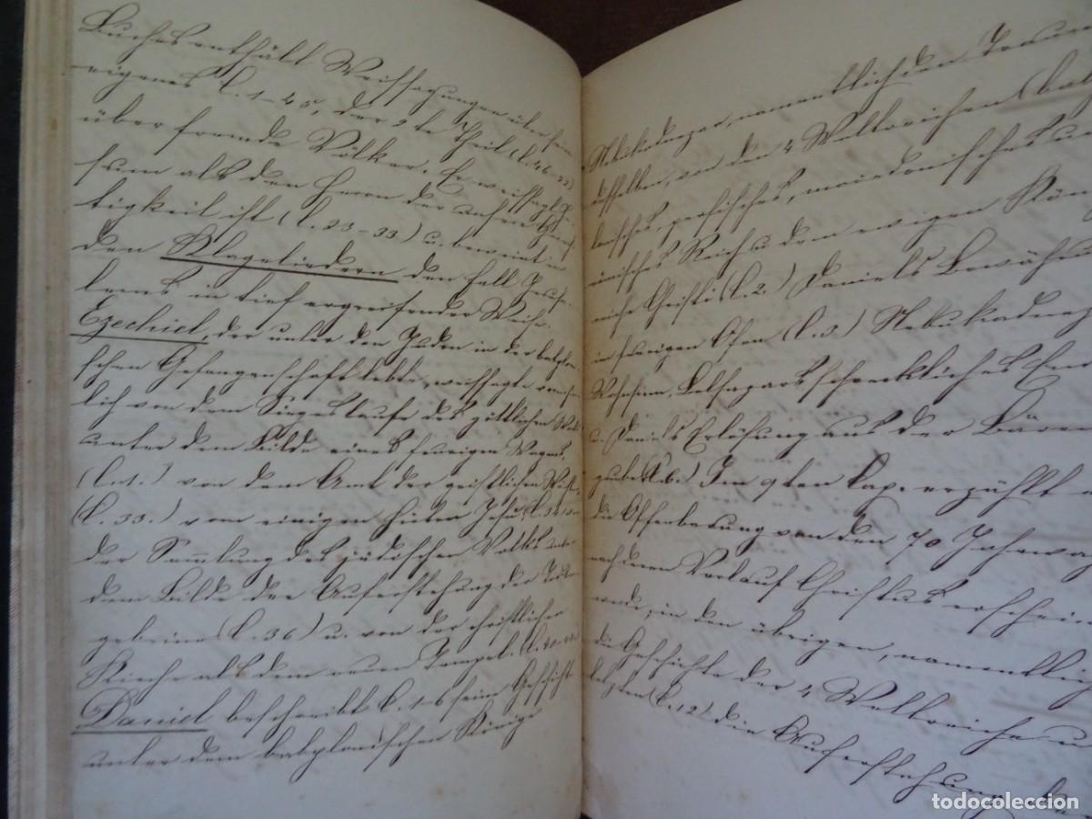 Manuscritos antiguos: Manuscrito religioso alem&aacute;n, 1862, 70 pags - Foto 8