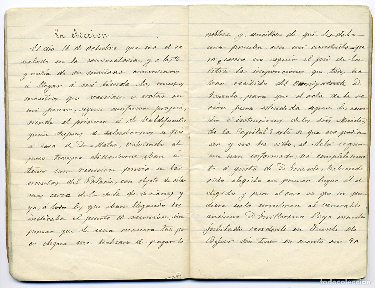 Manuscritos antiguos: Cuadernillo manuscrito con preciosa caligraf&iacute;a de finales de s. XIX - Foto 10