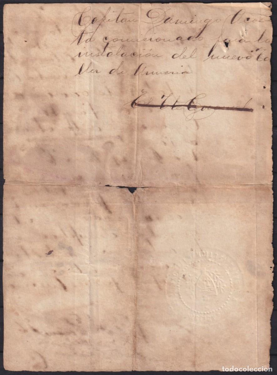 Manuscritos antiguos: BE11 CUBA INDEPENDENCE WAR GEN. BRIGADA. PEDRO DELGADO - Foto 2