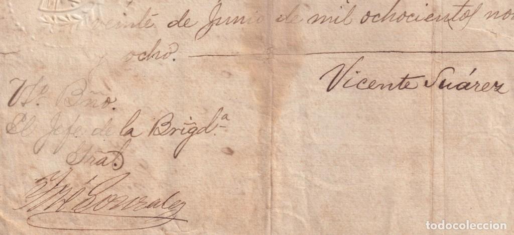 Manuscritos antiguos: BE12 CUBA INDEPENDENCE WAR MAMBI CORONEL VICENTE SUAREZ - Foto 6