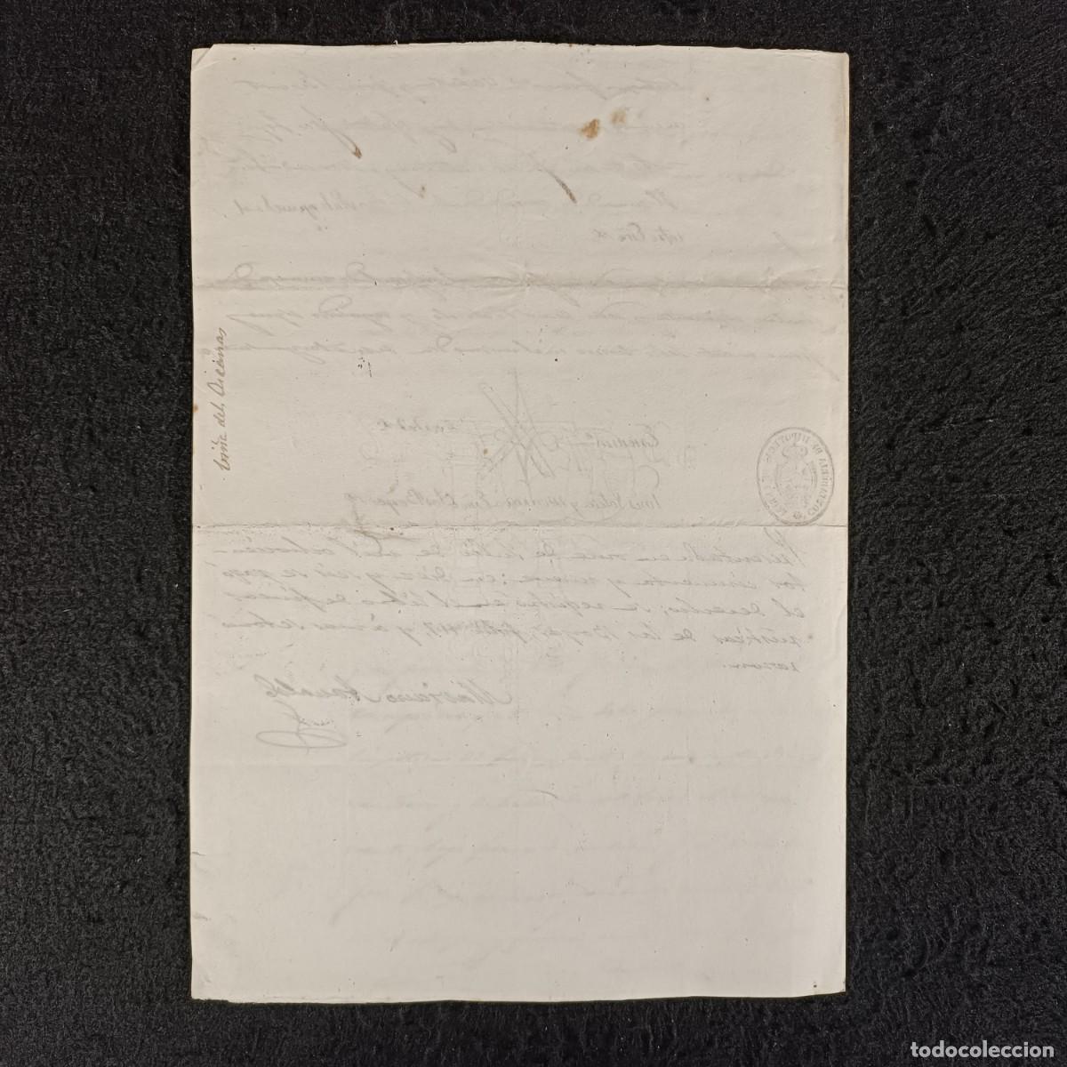 Manuscritos antiguos: ANTIGUO DOCUMENTO NOTARIAL - 1859 - BORJAS BLANCAS - IGUALADA / 189 - Foto 4