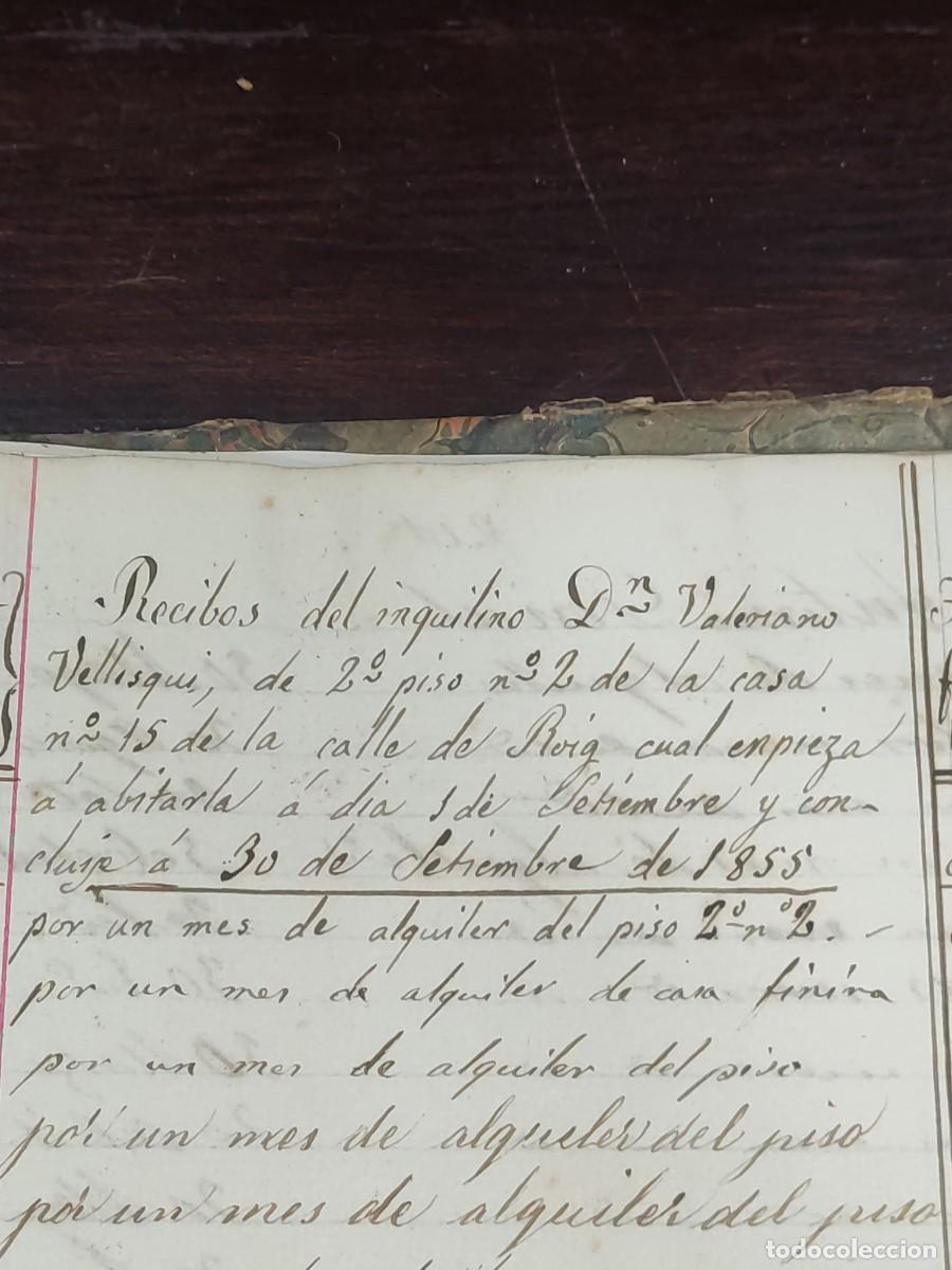 Manuscritos antiguos: Cuaderno manuscrito alquiler Barcelona - Foto 5