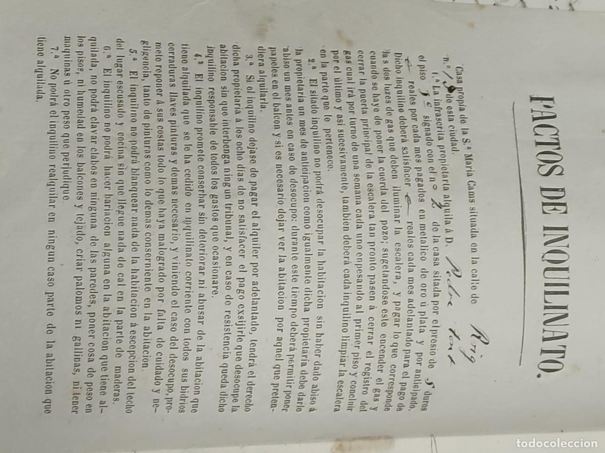 Manuscritos antiguos: Cuaderno manuscrito alquiler Barcelona - Foto 6