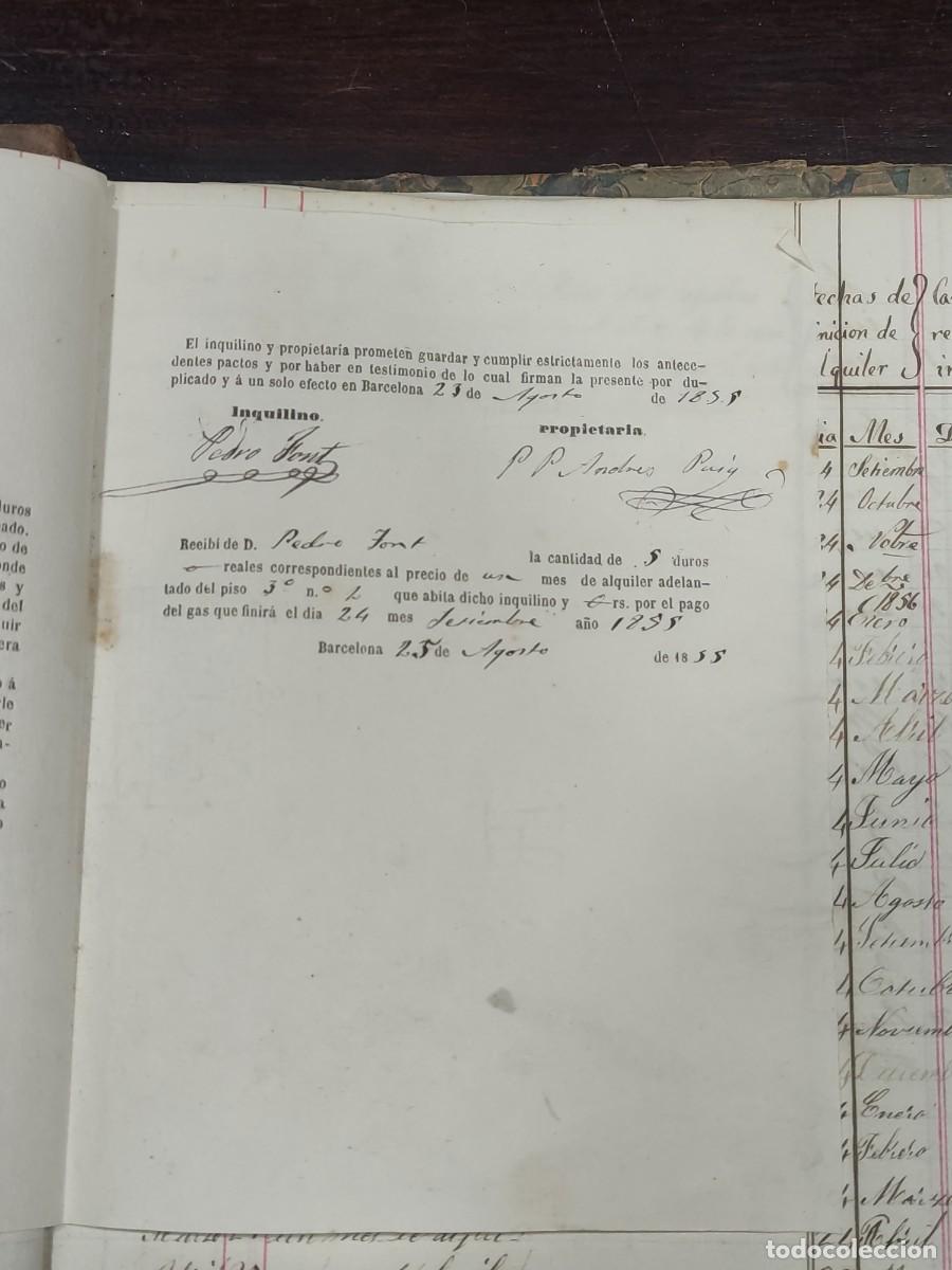 Manuscritos antiguos: Cuaderno manuscrito alquiler Barcelona - Foto 7