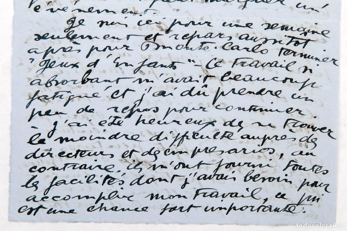 Manuscritos antiguos: Joan Mir&oacute; - Carta manuscrita - 1932 - Foto 3