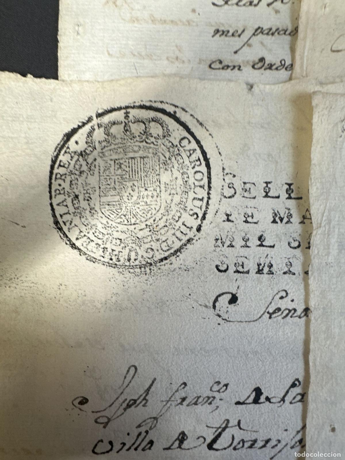Manuscritos antiguos: DOC-1024. LOTE DE 10 DOCUMENTOS MANUSCRITOS. 1760. ESPA&Ntilde;A - Foto 5
