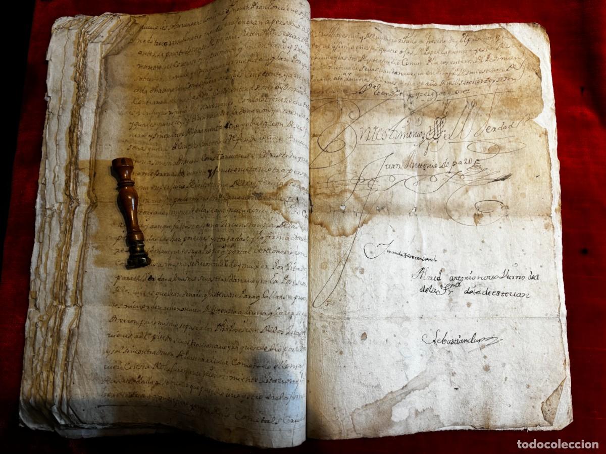 Manuscritos antiguos: MANUSCRITO: DESPACHO DEL ALCALDE MAYOR DE LA CORU&Ntilde;A, ABRIL DE 1774 - Foto 4