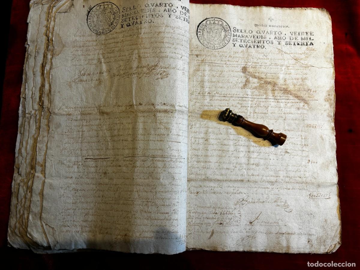Manuscritos antiguos: MANUSCRITO: DESPACHO DEL ALCALDE MAYOR DE LA CORU&Ntilde;A, ABRIL DE 1774 - Foto 9