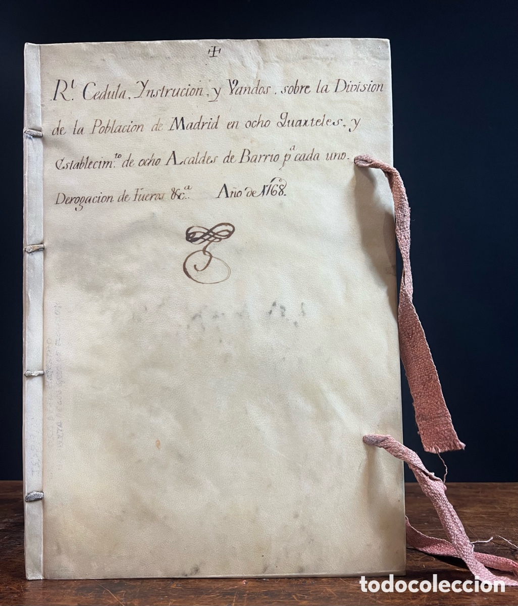 Manuscritos antiguos: 1768, Alcaldes de Madrid, Facticio, Carlos III