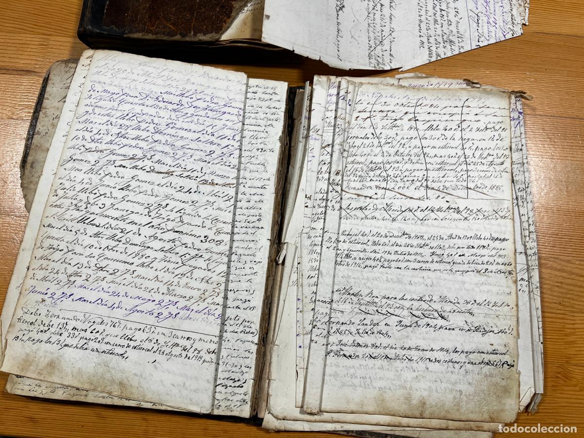 Manuscritos antiguos: libros de cuentas, Lob&oacute;n , Badajoz , - Foto 4