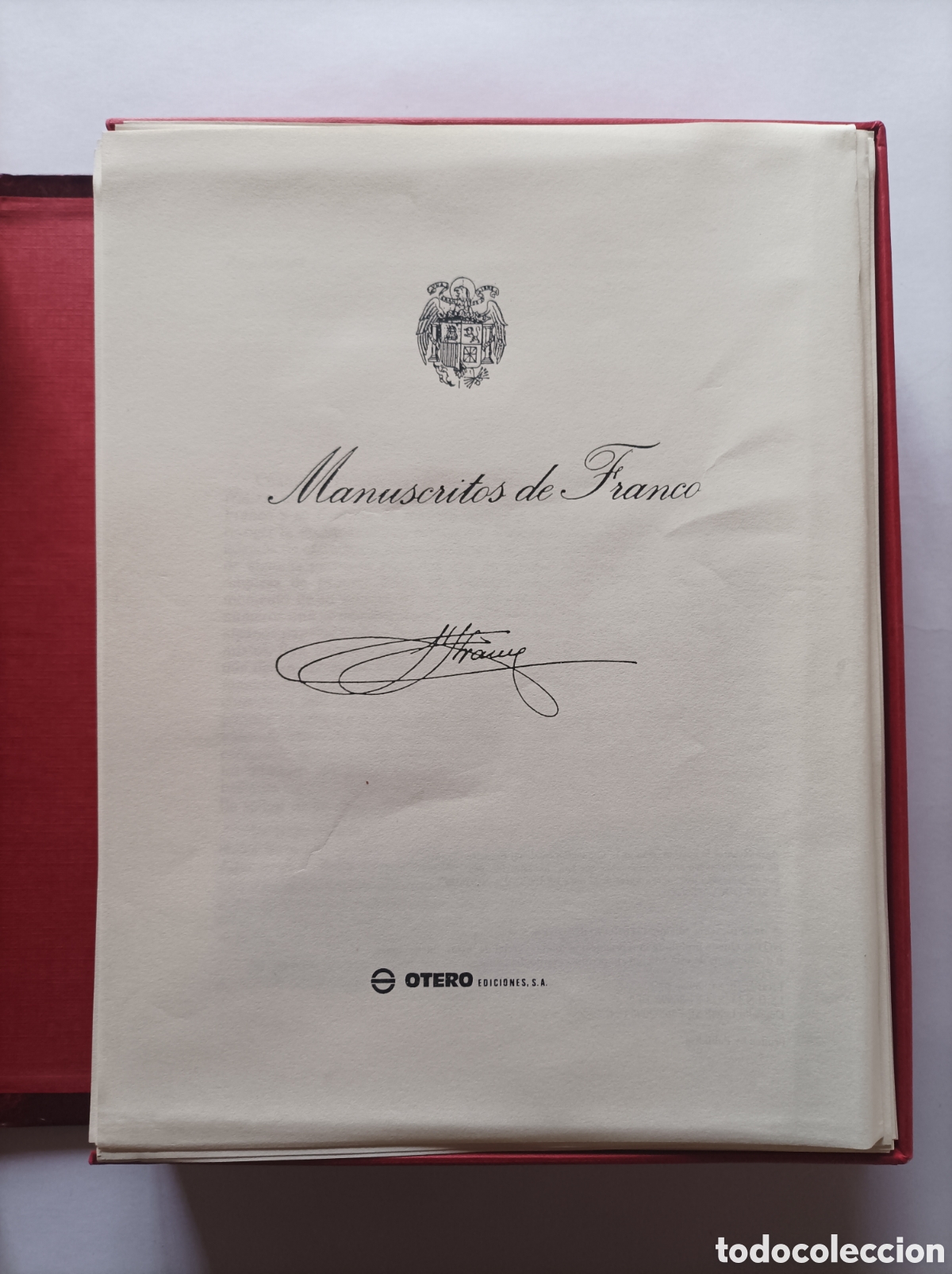 Manuscritos antiguos: MANUSCRITOS DE FRANCO. OTERO EDICIONES. - Foto 2