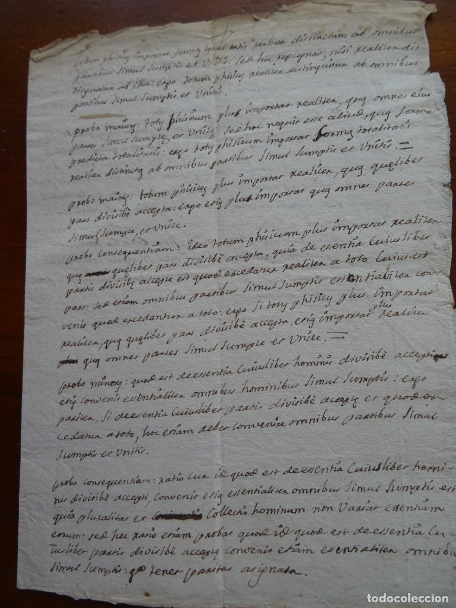 Manuscritos antiguos: Manuscritos filos&oacute;ficos en lat&iacute;n - Foto 2