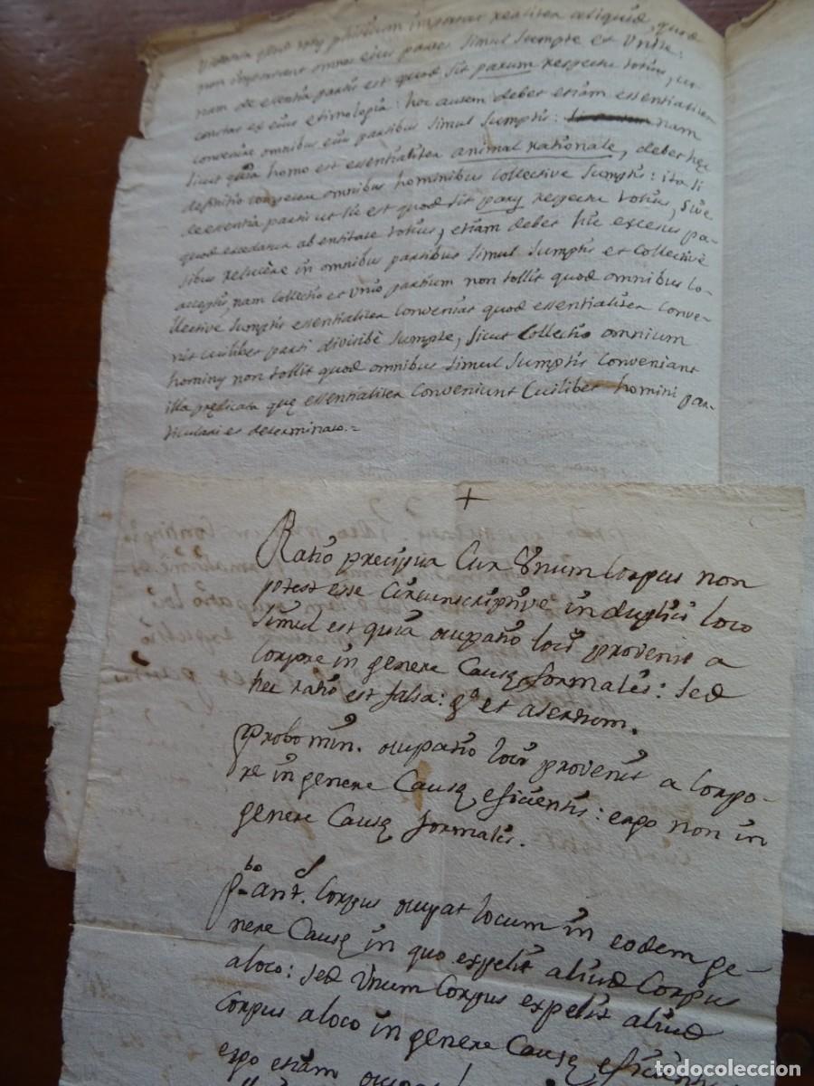 Manuscritos antiguos: Manuscritos filos&oacute;ficos en lat&iacute;n - Foto 3