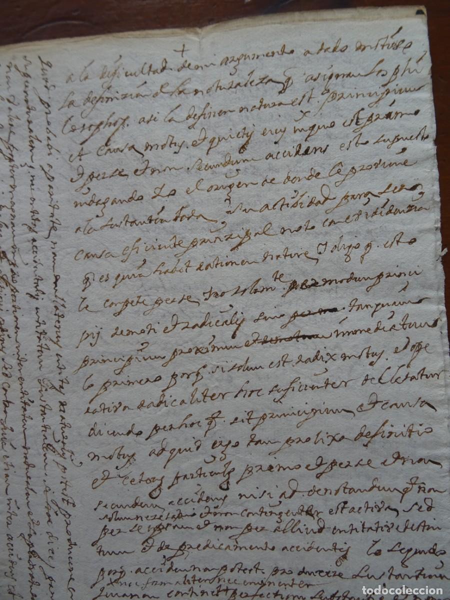 Manuscritos antiguos: Manuscritos filos&oacute;ficos en lat&iacute;n - Foto 5