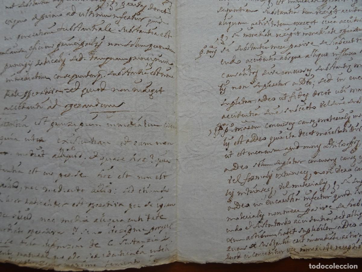 Manuscritos antiguos: Manuscritos filos&oacute;ficos en lat&iacute;n - Foto 6