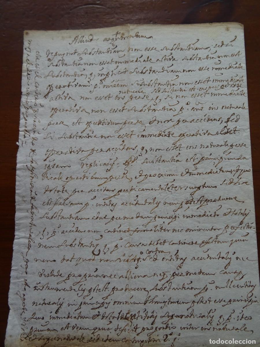 Manuscritos antiguos: Manuscritos filos&oacute;ficos en lat&iacute;n - Foto 7