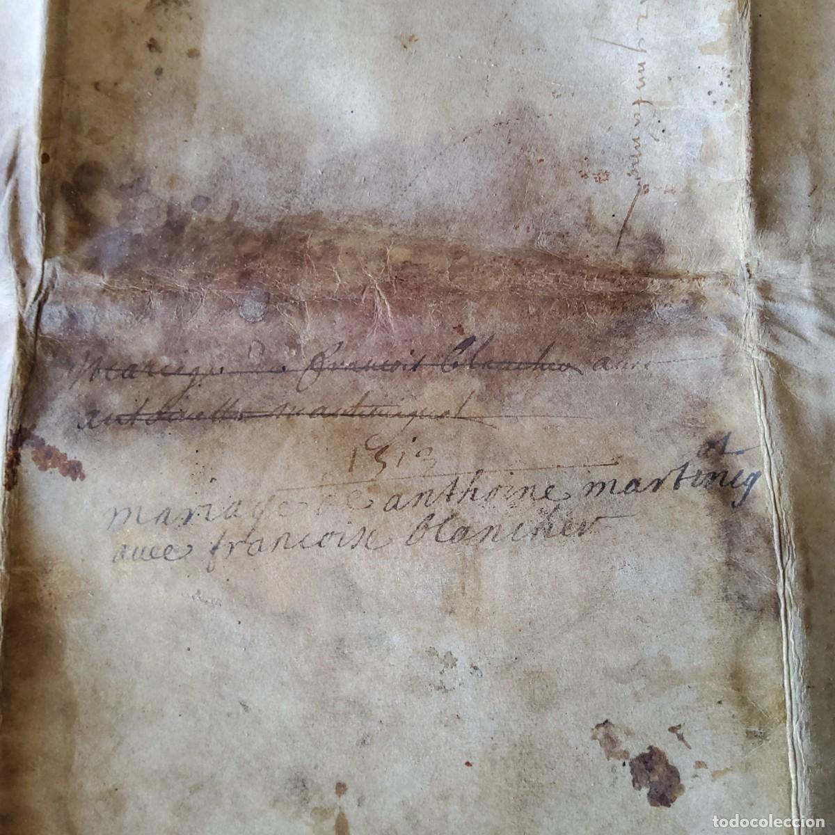 Manuscritos antiguos: ANTIGUO DOCUMENTO EN PERGAMINO MANUSCRITO, ORIGINAL A&Ntilde;O 1513 - Foto 15