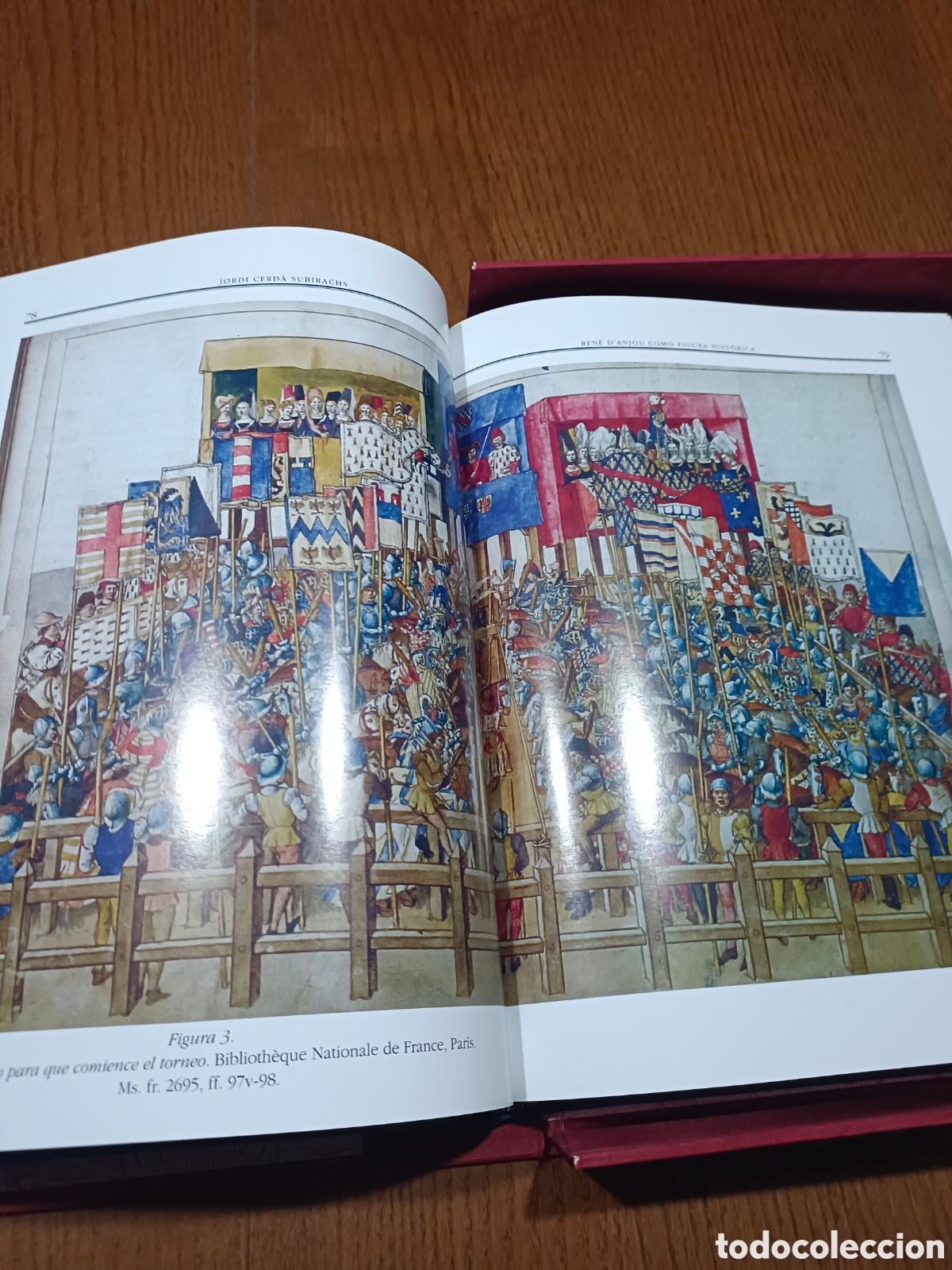 Manuscritos antiguos: FACS&Iacute;MIL LES AMOURS de R&Eacute;N&Eacute; d ANJOU - Foto 6