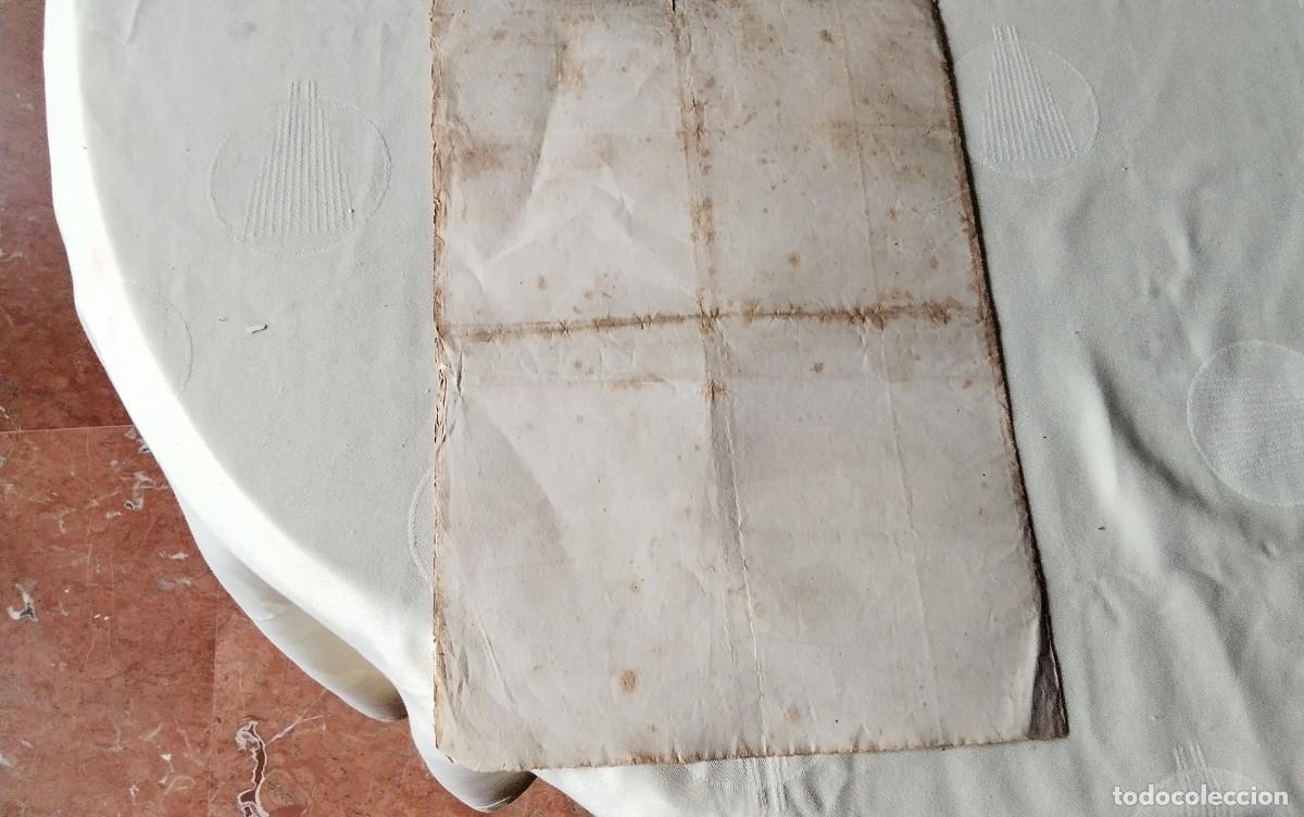 Manuscritos antiguos: TARREGA - OBISPADO DE SOLSONA , MANUSCRITO CON POLIZA DEL A&Ntilde;O 1907 - Foto 5