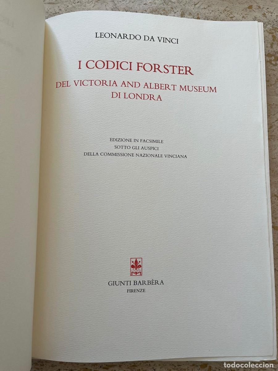 Manuscritos antiguos: LEONARDO DA VINCI CODICI FORSTER - Foto 4