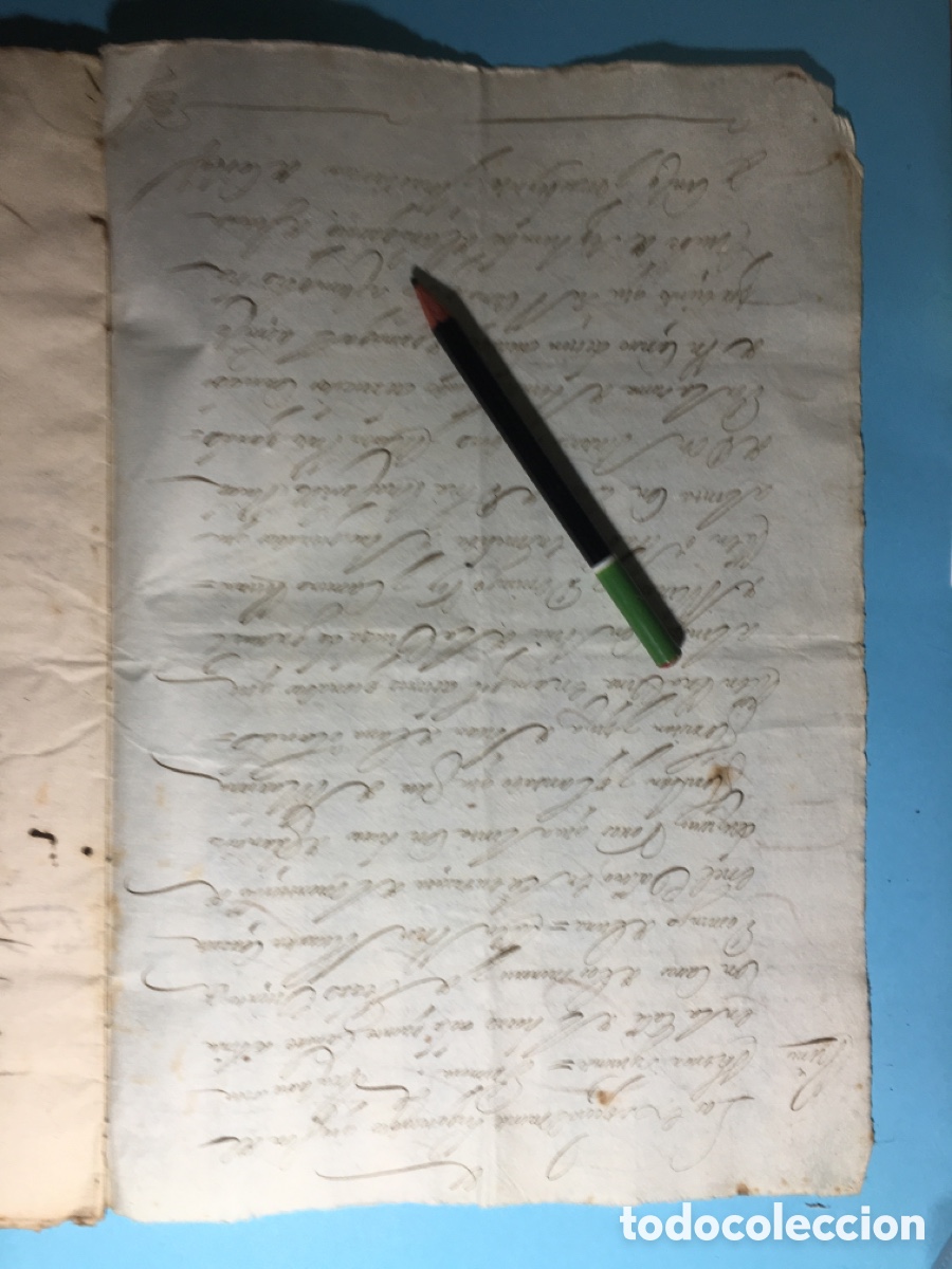 Manuscritos antiguos: 1685 3/10 MANUSCRITO TEMAS REFERENTES A LA CIUDAD DE CORELLA - NAVARRA - Foto 2