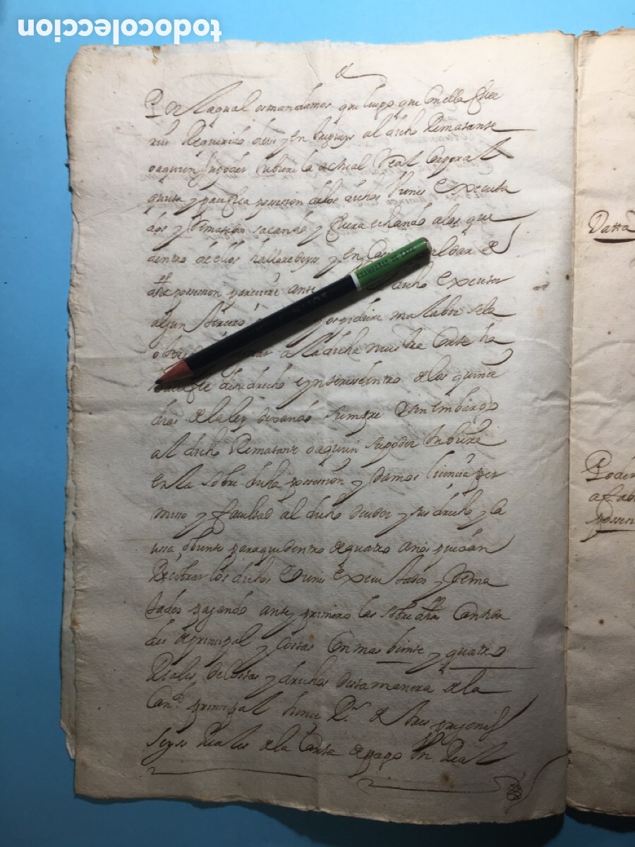 Manuscritos antiguos: 1685 3/10 MANUSCRITO TEMAS REFERENTES A LA CIUDAD DE CORELLA - NAVARRA - Foto 4