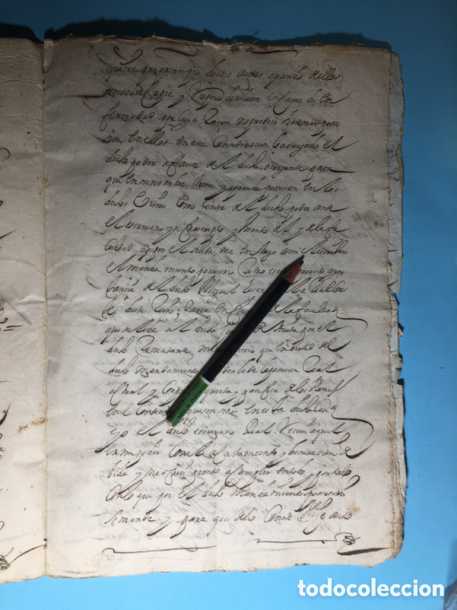 Manuscritos antiguos: 1685 3/10 MANUSCRITO TEMAS REFERENTES A LA CIUDAD DE CORELLA - NAVARRA - Foto 9