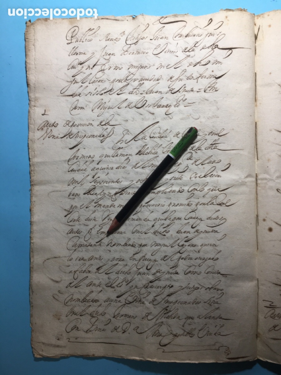 Manuscritos antiguos: 1685 3/10 MANUSCRITO TEMAS REFERENTES A LA CIUDAD DE CORELLA - NAVARRA - Foto 10