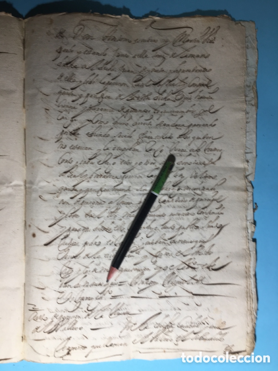 Manuscritos antiguos: 1685 3/10 MANUSCRITO TEMAS REFERENTES A LA CIUDAD DE CORELLA - NAVARRA - Foto 11