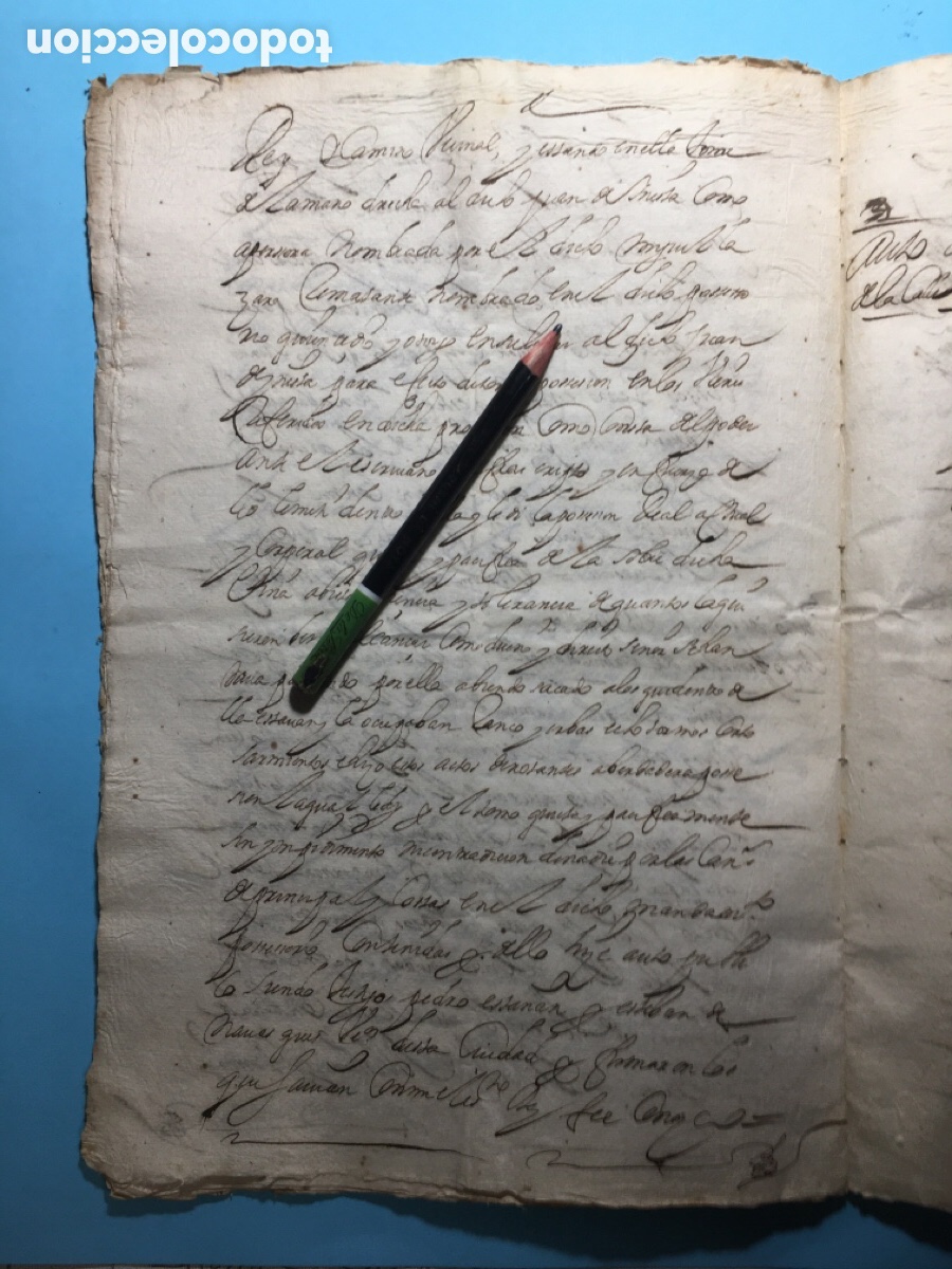 Manuscritos antiguos: 1685 3/10 MANUSCRITO TEMAS REFERENTES A LA CIUDAD DE CORELLA - NAVARRA - Foto 14