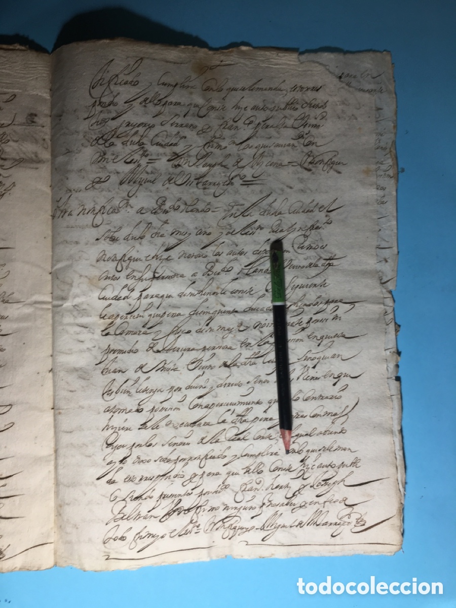 Manuscritos antiguos: 1685 3/10 MANUSCRITO TEMAS REFERENTES A LA CIUDAD DE CORELLA - NAVARRA - Foto 17
