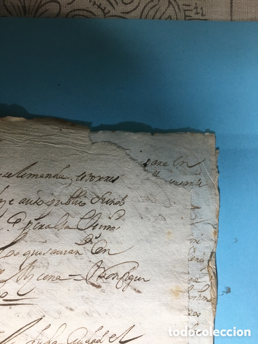 Manuscritos antiguos: 1685 3/10 MANUSCRITO TEMAS REFERENTES A LA CIUDAD DE CORELLA - NAVARRA - Foto 18