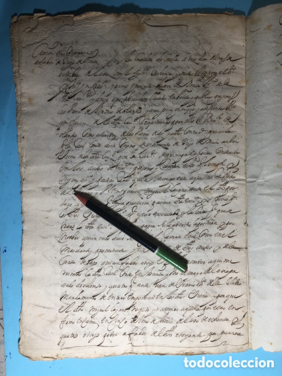 Manuscritos antiguos: 1685 3/10 MANUSCRITO TEMAS REFERENTES A LA CIUDAD DE CORELLA - NAVARRA - Foto 19