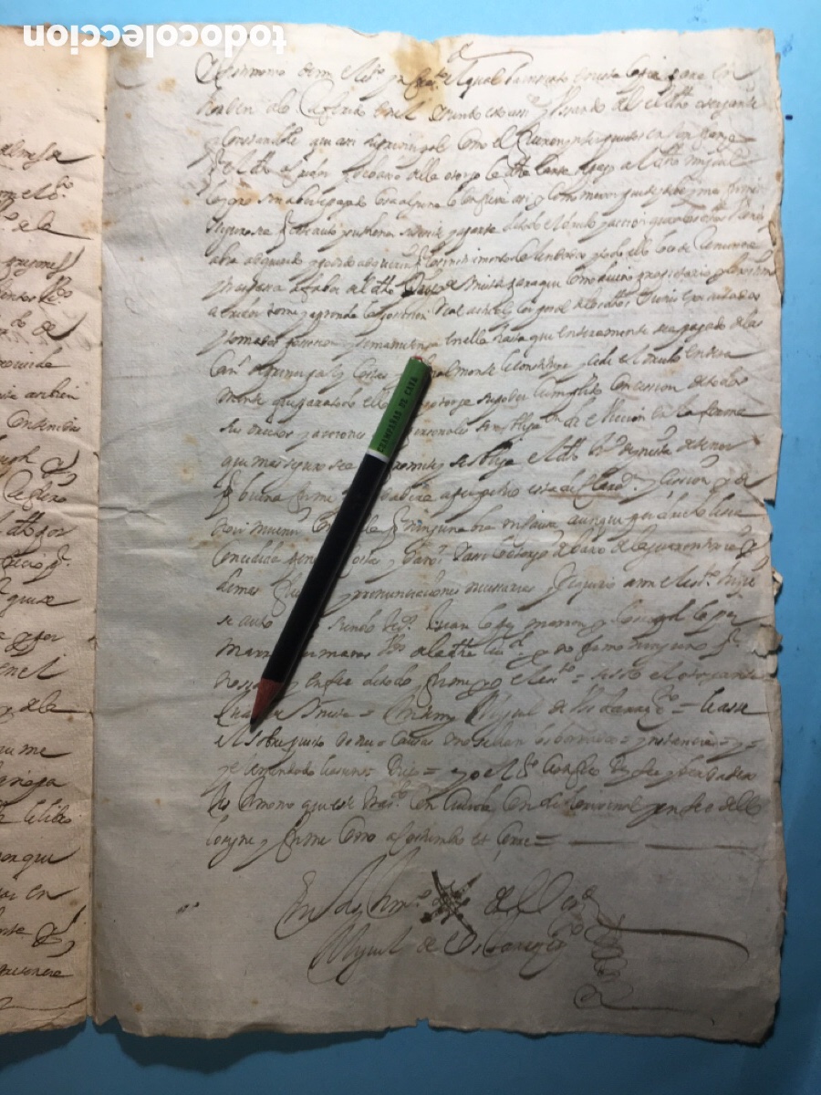Manuscritos antiguos: 1685 3/10 MANUSCRITO TEMAS REFERENTES A LA CIUDAD DE CORELLA - NAVARRA - Foto 20