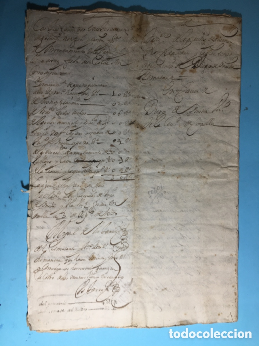 Manuscritos antiguos: 1685 3/10 MANUSCRITO TEMAS REFERENTES A LA CIUDAD DE CORELLA - NAVARRA - Foto 22