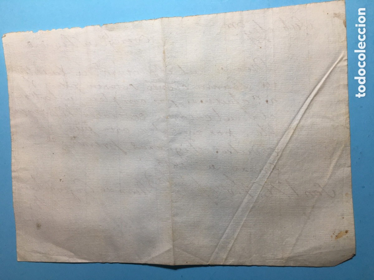 Manuscritos antiguos: 1815 FIGUERAS RECIB&Iacute; DEL AYUNTAMIENTO DE LLANS&Aacute; 176 MARAVEDIS &iquest;? - Foto 2