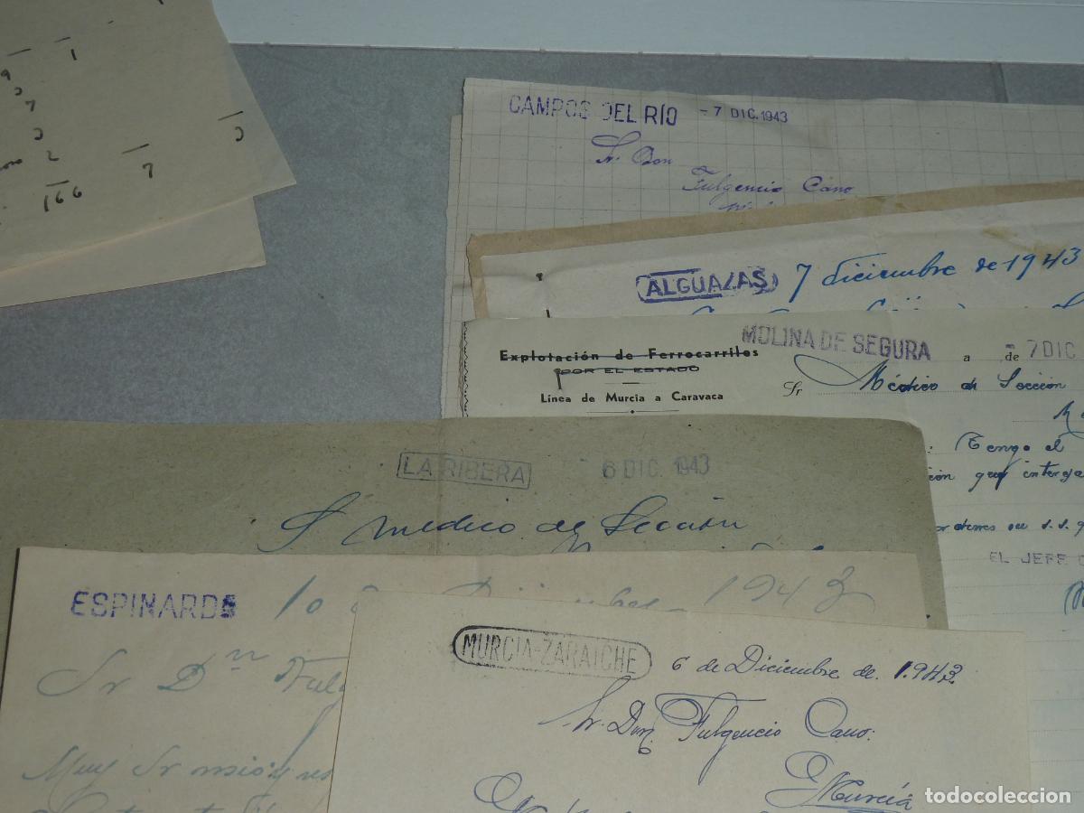 Manuscritos antiguos: Documentos Renfe. L&iacute;nea Murcia-Mula-Caravaca, 1943 - Foto 5